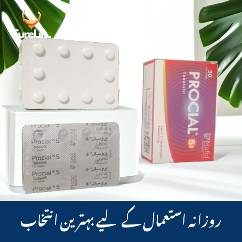 Procial Tadalafil 5mg Irani 30 Tablets Trusted Solution for Erectile Dysfunction